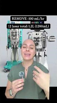 This is how I like to calculate fluid balance 🫘 on CRRT 💦