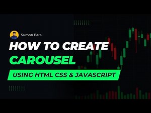 How create Carousel using html css javascript