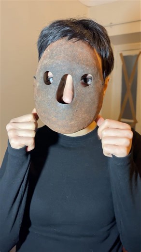 Papier-mâché mask