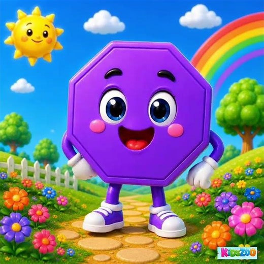 Octagon Shape for Kids 🛑 | I Am an Octagon | Shapes Learning #shorts