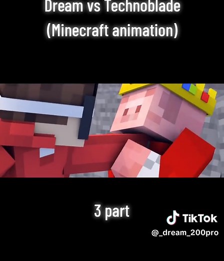 Dream vs Technoblade: Epic Minecraft Animation Showdown