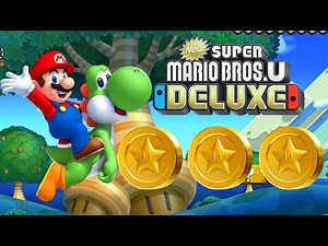 Acorn Plains-Lemmy's Swingback Castle | 3/3 Stars| NEW Super Mario Bros U Deluxe #GUIDE #STARCOINS