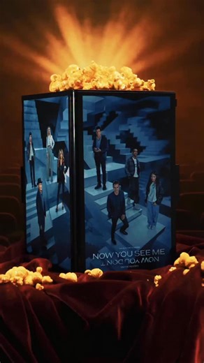 🍿 Our team at theory11 (shoutout to @blakevogt!) worked to create a unique, INSANELY fun popcorn bucket that magically goes from EMPTY to filled. It's super simple to learn and practice, and it's gone viral this week - available now in theaters nationwide! | theory11