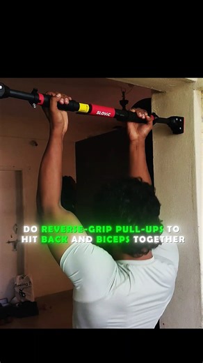 Build Upper Body at Home | Pull-Up Bar Workout 🔥 #homeworkout #pullupbar #pullups #upperbodyworkout