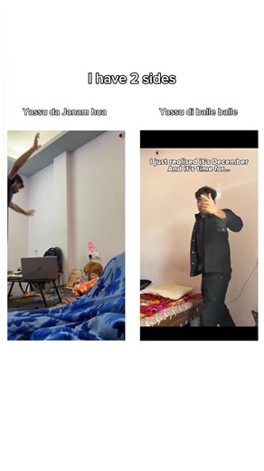 Copy cat on Instagram: "I have 2 sides #trending #reels #christmas"