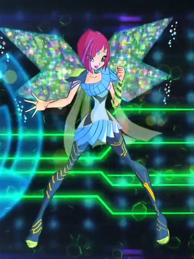 Tecna Bloomix Transformation 📱 #tecna #winxclub