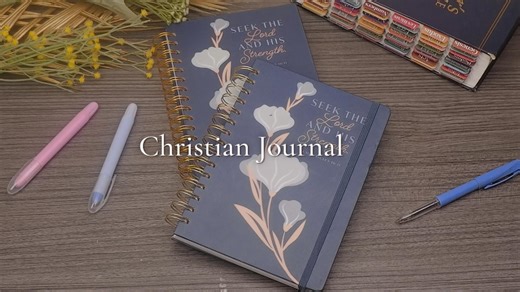 Watch Christian Journal for Women, Christian Art Gifts Notebook on Amazon Live
