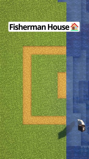 Minecraft Fisherman House🏠 #minecraft #minecraftbuilding #minecraftbuilds #minecrafttutorial