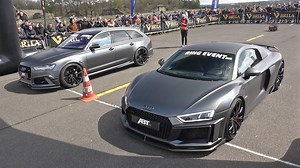 2.5M views · 34K reactions | ABT Audi R8 V10 Plus vs ABT Audi RS6 Avant C7 | Gumbal | Facebook