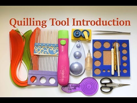 Introduction to Paper Quilling Part one/ Paper Quilling Tools