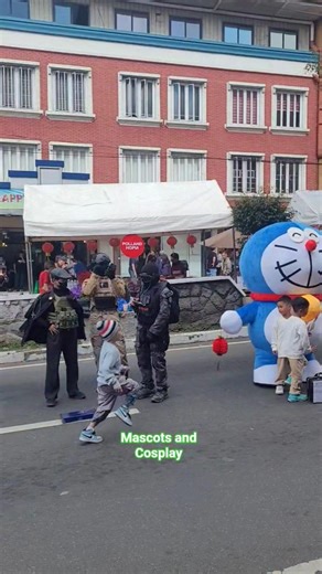 Mascots and Cosplay at Session Road.. #mascot #cosplay #sessionroad