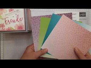 Besondere Explosionsbox Schmetterlinge - Blumen voller Freude - Stampin´ Up!®