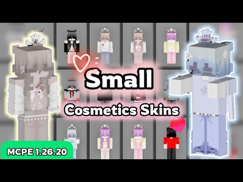 MCPE 1.26.20 New Small Cosmetics Skins | EXT FAHAD | Android, Pc, Ios |