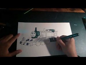 How to draw Thomas The tank engine from thomas and friends