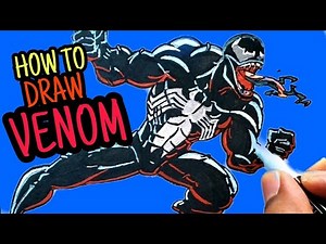 How To Draw Venom Full Body