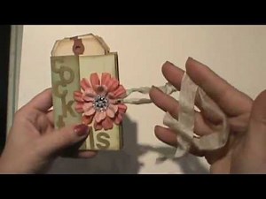 Mini pocket album tutorial scrapbook recipe book