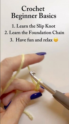 Beginner Crochet Tutorial: Learn the Basics #crochet #stitch #beginner #diy #hobby #howto