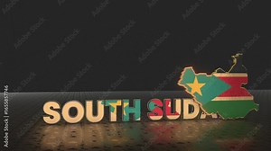 South Sudan map