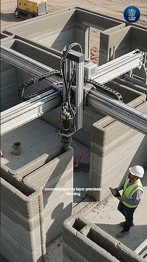 How Does a 3D Printer Build a House? | Information about 3D printer | Civil Engineering