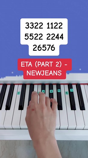 ETA (Part 2) Tutorial para Piano de NewJeans