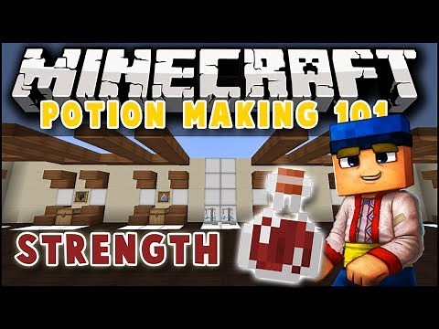 Minecraft: Potion Making 101 | How to make a Strength Potion!