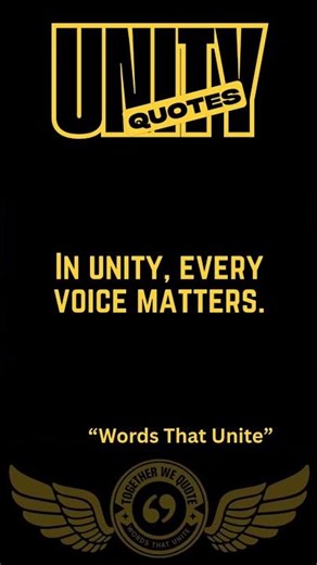 Unity Quotes 🤝 | Inspiring Words on Togetherness, Strength & Harmony | #shorts