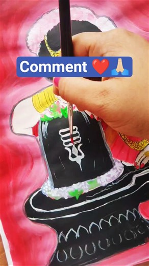 Lord siva💙 shivaling painting 🙏🏻#lordshiva #sivalinga #shorts #status #painting #art #shivaarti