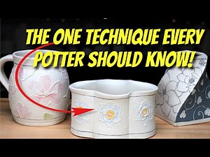 Decorating With Reclaimed Clay - Easy Way to Create 3-D Designs on Your Pottery!