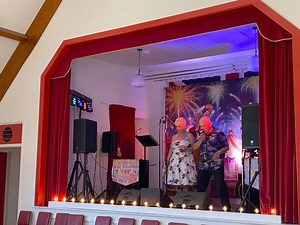 The 1950s welfare hall is rocking with the sound of Jeanie and the Jollyboys this afternoon! | Beamish Museum