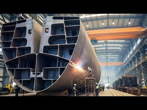 Inside the Ship Hull Block Factory: From Steel Plates to Mega Blocks (Full Process)