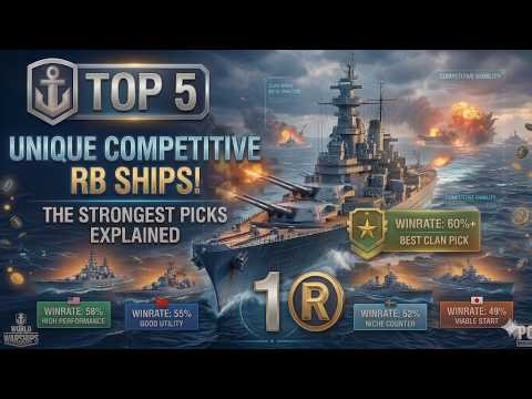 Top 5 Unique and Strongest Research Bureau Ships For Competitive Play Explained | World of Warships