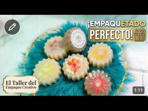 "Cómo envolver jabones artesanales: El toque final perfecto ✨🧼"