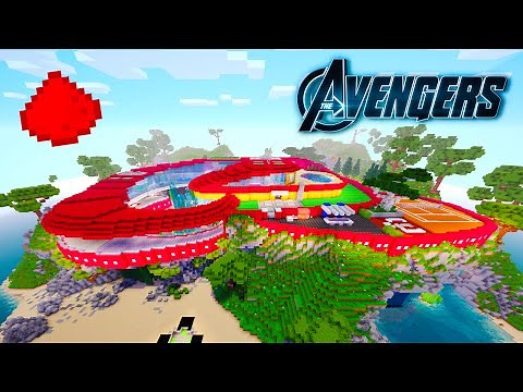 AVENGERS MANSION IN MINECRAFT! (w/ 40+ Command Block Creations)