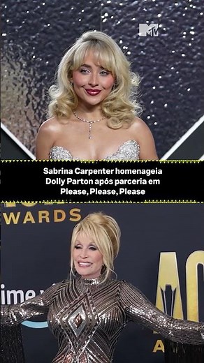 Sabrina Carpenter relembra parceria com Dolly Parton em "Please, Please, Please" | #MTVNews