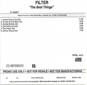 Filter - The Best Things