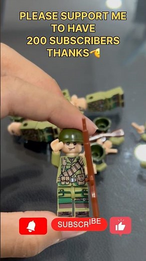 WW2 US Infantry: Epic Custom Gear & Assembly🪖| Lego Military #shorts #lego #legominifigures