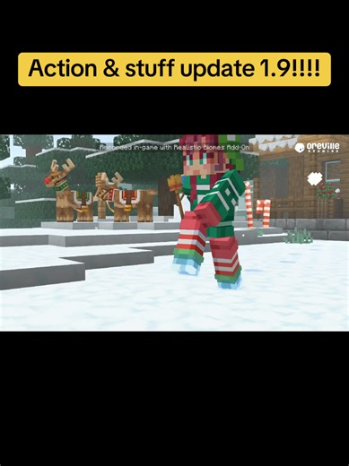 Download here Action & stuff update 1.9 #minecraft #christmas #actionandstuff #viral