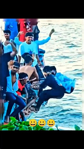 Epic Boat Jump Fail Reaction 😀 #FunnyVideo