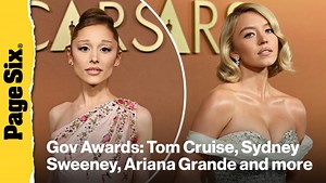Governors Awards red carpet: Tom Cruise, Sydney Sweeney, Ariana Grande and more