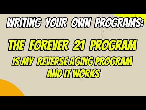 Chosen ones write Programs: How to write your own Programs. My Forever 21 Program explained