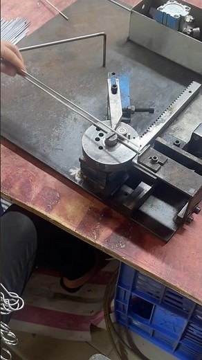 Bending 3mm Steel Rods by Machine ⚙️ Precision Work | ASMR So Satisfying