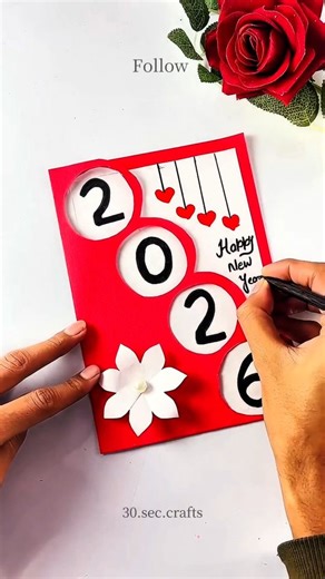 30.Seconds Crafts on Instagram: "Happy New Year Mera Babu Sona ❤️🤗🤗❤️ . . . . . ..... . . ...... . #viral #trending #2026 #explore #instgramreels"
