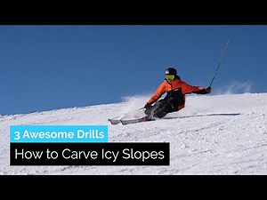 Learn How to Carve Icy Slopes on Skis | Drill Bits