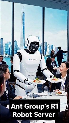 🤖 Robot Chef Takes Over the Kitchen | Ant Group R1 in Action 🍳✨ #ai #robotics #automation