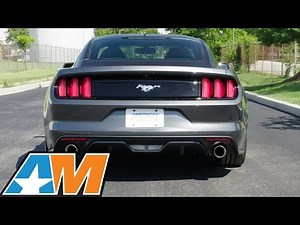 2015-2017 Mustang EcoBoost Flowmaster Exhaust Sound Clip Outlaw Series Axle-Back Review & Install