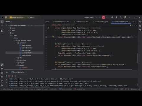 Java Spring boot Project Overview