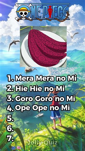 GUESS THE DEVIL FRUIT (ONE PIECE) ☠️🍎 #guessinggame