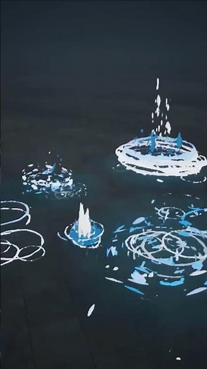 Stylized Water Splash | UE4 Niagara Water Splash | Download Project Files