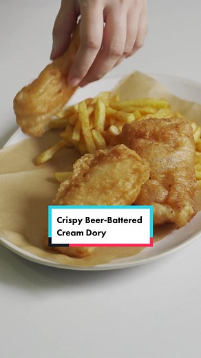 Crispy Beer-Battered Cream Dory