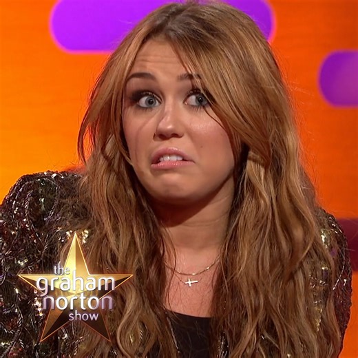 2.6M views · 19K reactions | A young #MileyCyrus' reaction to wedding bells is priceless! | The Graham Norton Show | Facebook